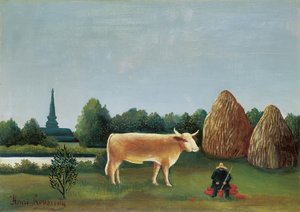 Escena En Bagneux, A Las Afueras De París — Henri Julien Félix Rousseau (le Douanier)