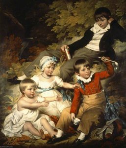 The Four Eldest Children Of Sir Richard Croft (1762–1818), 6th Bt — John James Halls