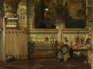 La Vedova Egiziana — Lourens Alma Tadema