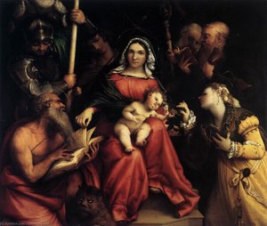 Mystic Marriage Of St Catherine — Lorenzo Lotto