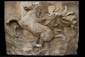 Block Viii Of The West Frieze. — Pheidias Of Athens