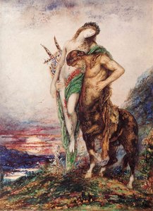 Der Tote Dichter Vom Zentauren Getragen — Gustave Moreau