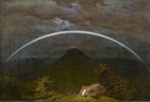 Paysage Montagneux Avec Arc-en-ciel — Caspar David Friedrich