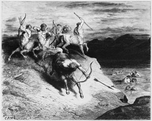 Centaurlar — Gustave Doré