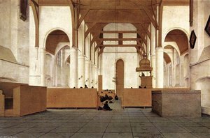 Interior Of The Church Of St Odulphus, Assendelft — Pieter Jansz. Saenredam