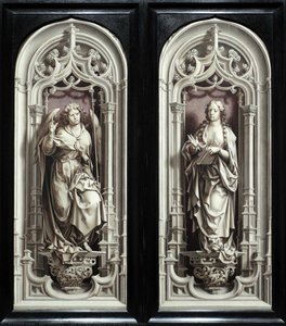 Two Wings From A Triptych (exterior) — Jan Gossart