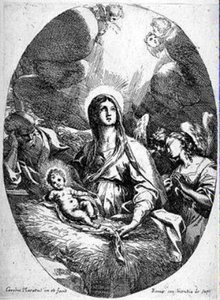 The Holy Family With Angels — Carlo Maratta