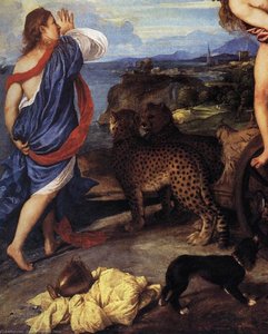 Bacchus And Ariadne (detail) — Titian