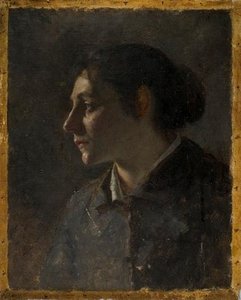 Portrait Study Of Young Munich Woman — Theodore Clement Steele