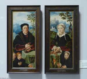 Portraits Of Donors — Maerten Van Heemskerck