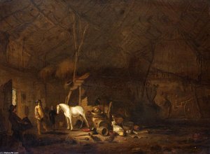 Barn Interior — Egbert Van Der Poel