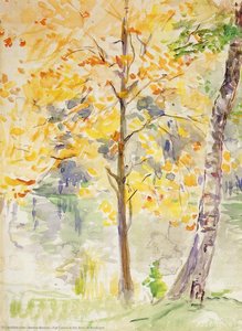 Fall Colors In The Bois De Boulogne — Berthe Morisot