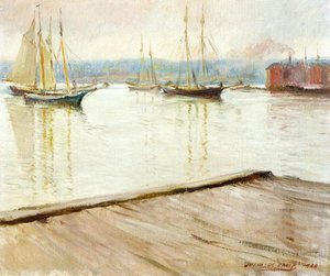 At Gloucester (aka Gloucester Harbor) — Joseph Rodefer Decamp