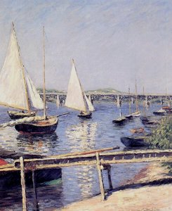 Lodě Na Seině — Gustav Caillebotte