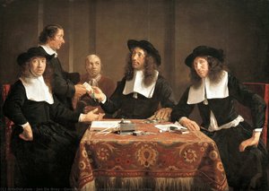 Governors Of The Leper Hospital At Haarlem — Jan De Bray