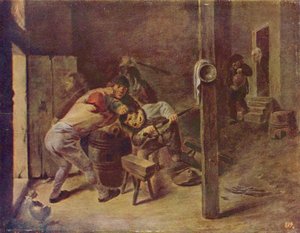 Brawling Peasants — Adriaen Brouwer