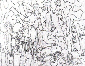 Acrobati E Musicisti — Fernand Léger