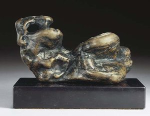 Reclining Figure; Bunched — Henry Moore