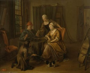 Shoemaker — Aert Schouman
