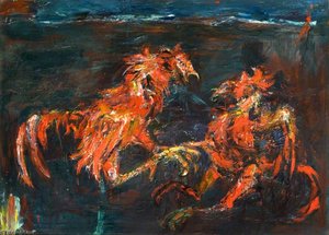 Fighting Cocks — Sir Robin Philipson