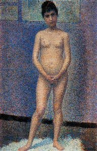 Modelo De Frente — Georges Seurat