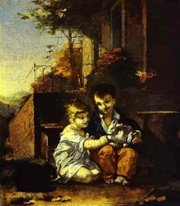 Children With Rabbit — Pierre-paul Prud'hon