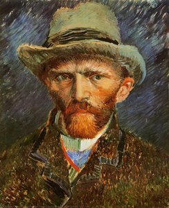 Autoportret Sa Sivim Filc Kapom — Vincent Van Gog