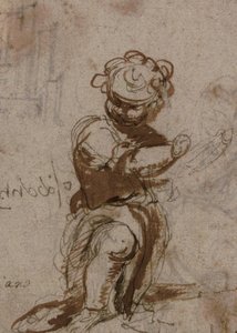 A Kneeling Infant, Perhaps The Infant John The Baptist — Alonzo Cano