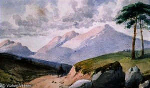 Mountainous Landscape — John Ruskin