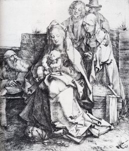 La Sainte Famille Avec Saint Jean, Marie Madeleine Et Nicodème — Albrecht Dürer