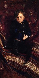 Portrait Von Yuria Repina, Sohn Des Künstlers — Ilja Jewgenjewitsch Repin