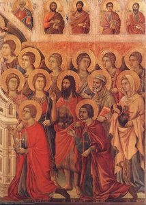 Maestà (dettaglio) — Duccio Di Buoninsegna