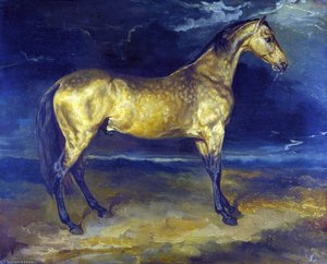A Horse Frightened By Lightning — Théodore Géricault
