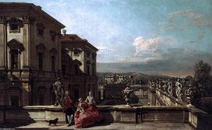 Liechtenstein Garden Palace In Vienna Seen From The East — Bernardo Bellotto