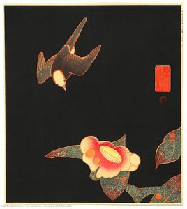Swallow And Camellia — Itō Jakuchū