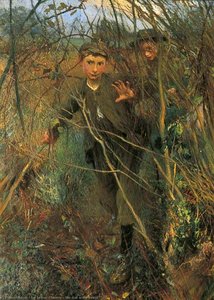 The Gap In The Hedge — Sir George Clausen
