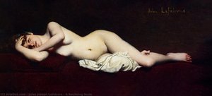 A Reclining Nude — Jules Joseph Lefebvre
