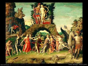 Mars Et Venus Dit Le Parnasse — Andrea Mantegna