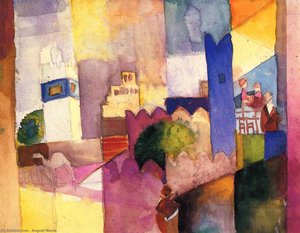 Kairouan (iii) — August Macke