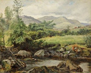 On The Colwyn, Beddgelert — Frederick William Hayes