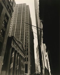 Pine Street, U.s. Treasury In Foreground — Berenice Abbott