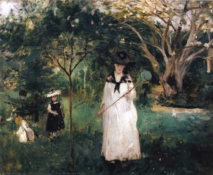 The Butterfly Hunt — Berthe Morisot