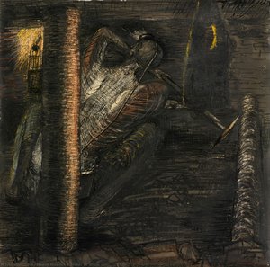 A Miner At Work — Henry Moore
