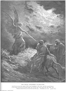 An Angel Appears To Balaam — Paul Gustave Doré