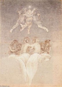 Genii On A Lily — Philipp Otto Runge