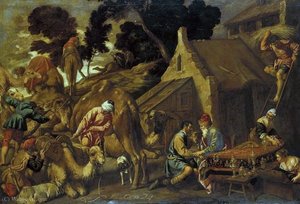 Abraham Sent Eliezer To Women Search For Isaac — Pedro Orrente
