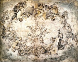 Concert Of Angels (recto) — Leonaert Bramer