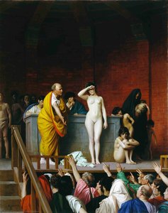 Slave Market In Rome — Jean-léon Gérôme