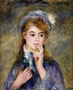 The Ingenue — Pierre-auguste Renoir