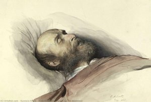 L'uomo Alla Morte — Gustav Klimt